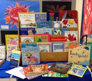 We LOVE to give away books in our book raffle!