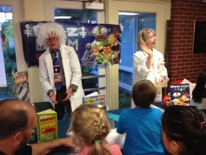 Last year, Mr. Parsons and Mrs. Johnson were MAD SCIENTISTS conjuring up some SUMMER READING FUN! Who will they be this year?