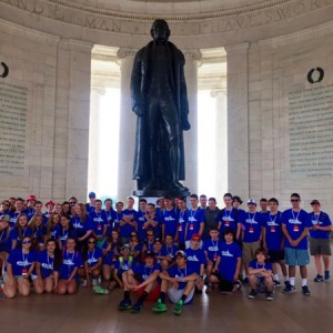 At the Jefferson Memorial